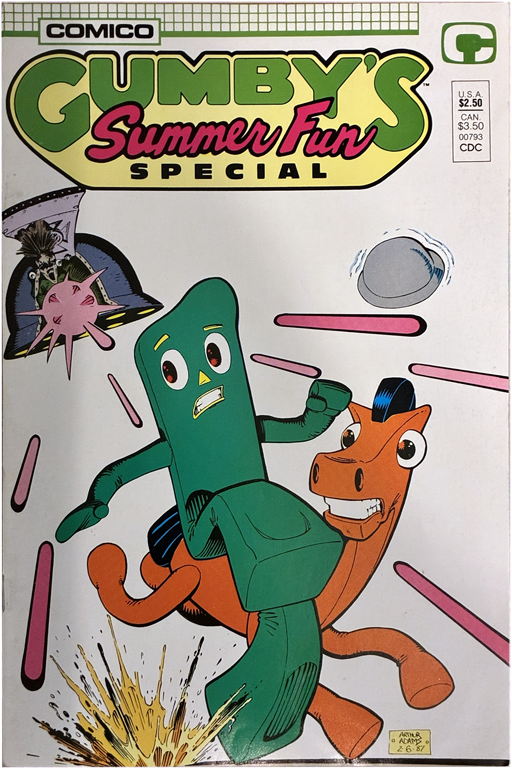 Gumby Summer Fun Comic